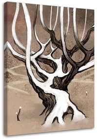 Gario Obraz na plátne Abstraktný strom - Mikolaj Zabrzenski Rozmery: 40 x 60 cm