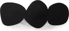 Čierny kovový nástenný vešiak 35 cm Tumulo – Spinder Design