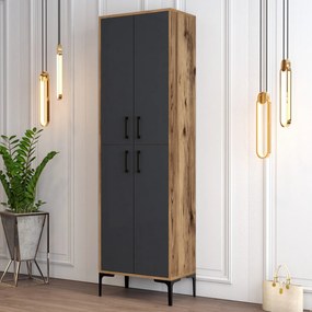 Botník Berlin A - Walnut, Anthracite