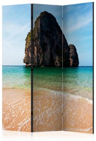 Artgeist Paraván - Rock formation by shoreline, Andaman Sea, Thailand [Room Dividers]