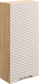Comad Kúpeľňová skrinka závesná horná Ocean Beige 35 béžová/dub olejovaný
