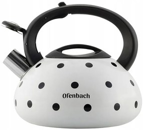 Oceľový čajník s píšťalkou 2,5l (2 farby)