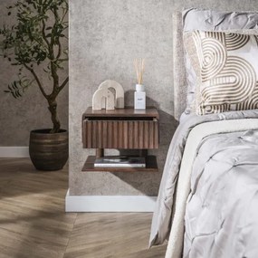 Nočný stolík 30-12 Carve Drevo Acacia  - Komfort-nábytok