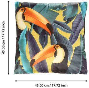 Eglo 420278 - Dekoračný vankúš MOBARA 45x45 cm pestrofarebná