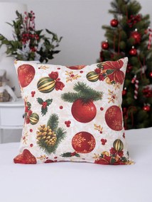 Vianočná obliečka na vankúš Zimná slávnosť - 40 × 40 cm