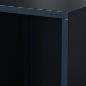 Knižnica do obývačky MARIO, 500 x 1800 x 350 mm, Modern: tmavomodrá farba