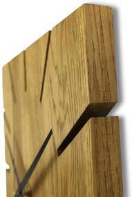 Nástenné hodiny z dubového dreva qartz I SENTOP FB-MAS008