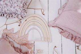 Zrkadlo dúha do detskej izby – akrylové zrkadlo z dreva 29x25 cm