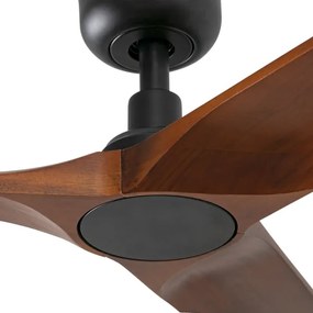 FARO 33806WT - Stropný ventilátor HEYWOOD S drevo/čierny pr. 90 cm WT + DO