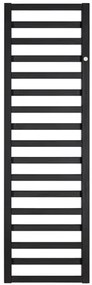 HOPA Poppy kombinovaný radiátor 67x40 cm čierny matný RADPPY407031