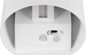 LED nástenné vonkajšie svietidlo so senzorom pohybu na USB (výška 10 cm) Genie – Trio