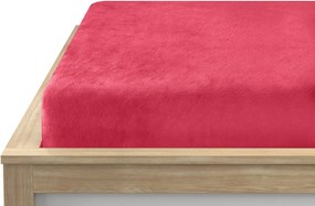 Obliečka mikroplyš SOFT 90x200 cm červená