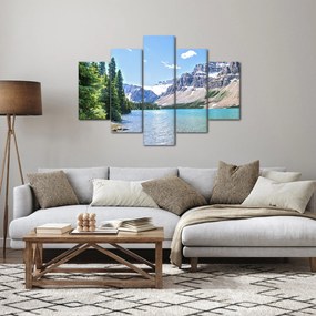 Obraz Alpského jazera (150x105 cm)