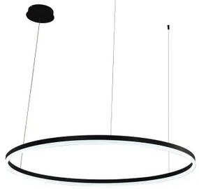 LED Stmievateľný luster na lanku LED/55W/230V 3000-6500K + diaľkové ovládanie