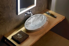 Sapho Sapho, DALMA keramické umývadlo na dosku Ø 42 cm, béžová, MM127