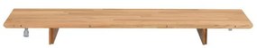 Prírodná prídavná predlžovacia doska k jedálenskému stolu Rowico Mimi