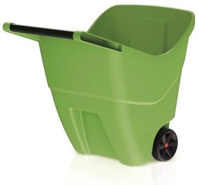 Záhradný vozík, 85 l, zelená