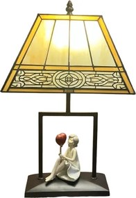 Dizajn lampa Tiffany štýl svietidlo DECOLAMP SISSI 45*Ø28*16