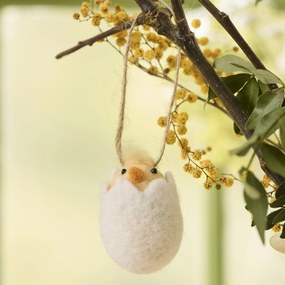 Ib Laursen Veľkonočná dekorácia Chicken / eggshell