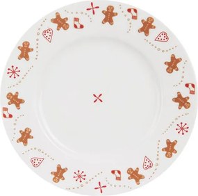 Porcelánový dezertný tanier PERNÍČEK 20 cm