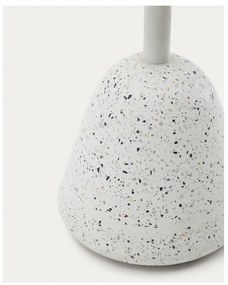 Okrúhly konferenčný stolík s doskou z akácie v bielo-prírodnej farbe ø 55 cm Saura – Kave Home