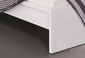 Posteľ Malmö 90x200 cm, biela lesklá