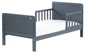Detská posteľ so zábranou Drewex Olek 140x70 cm grafit