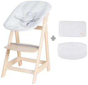 roba Detská vysoká stolička Born Up Zickzack 2 v 1 (prírodná)  (100366796)