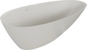 Mexen Milano Oválna Voľne Stojaca Vaňa 170x86 cm, Betón Matný Konglomerát