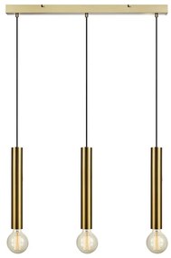 Markslöjd 108261 - Luster na lanku SENCILLO 3xE27/40W/230V zlatá