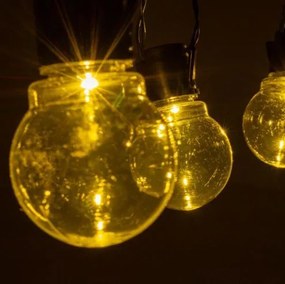 Nexos 55820 LED solárna svetelná reťaz s 10 žiarovkami