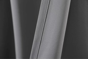 Svetlosivý záves OXFORD 140x270 cm Zavesenie: Riasiaca páska