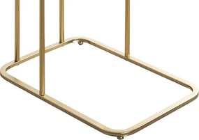 Prístavný stolík Sagres, zlatý