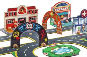 Auto Crazy Motors – Puzzl'Up Bláznivé mesto – 34 ks