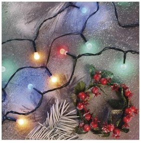 LED vianočný reťaz 480xLED/8 funkcií, 53 m, IP44, viacfarebný