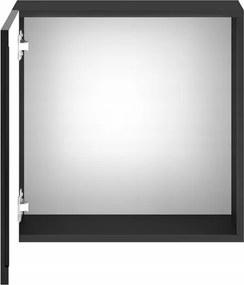 Nástenná skriňa Vivien 50 cm čierny lesk