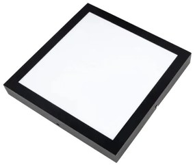 Brilagi - LED Kúpeľňové svietidlo FRAME LED/24W/230V 3000/4000/6000K IP44 čierna