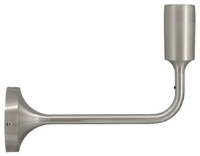 Kovové nástenné svietidlo bez tienidla v striebornej farbe Santé – UMAGE