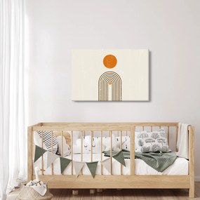 Obraz - Hnedé oblúky (90x60 cm)