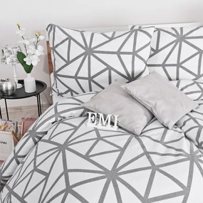 Flanelové obliečky Helsinky biele EMI