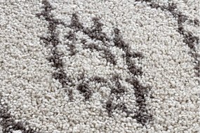 Dywany Łuszczów, Behúň Berber Fez cream, 60x200, biela, obývacia izba
