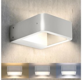 Brilagi - LED Vonkajšie nástenné svietidlo BARI LED/7W/230V biela IP54
