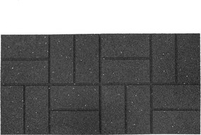 Obojstranná gumová dlaždica Brickface 40 x 40 cm, sivá MHEU5000171