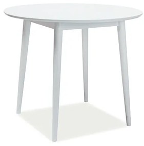 Jedálenský stôl Lazaro (biela + biela) (pre 4 osoby). Vlastná spoľahlivá doprava až k Vám domov. 1050394