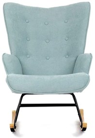 Autronic BONTEC Hojdacie kreslo, modrá, látka, AK-371 BLUE2 Farba: Hnedá