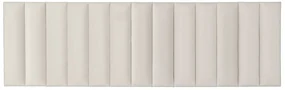 Čalúnený nástenný panel FRAME PAROS 15x60 cm Farba: Krémová