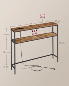 Konzolový stolík LNT136KD01