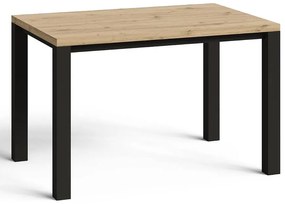 Stôl Oskar D120 artisan/čierna