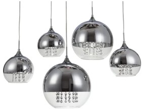 Maytoni P140-PL-170-5-N - Luster na lanku FERMI 5xE27/60W/230V chróm