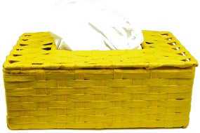 Box na vreckovky žltý